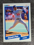 1990 Fleer #405 Alejandro Pena