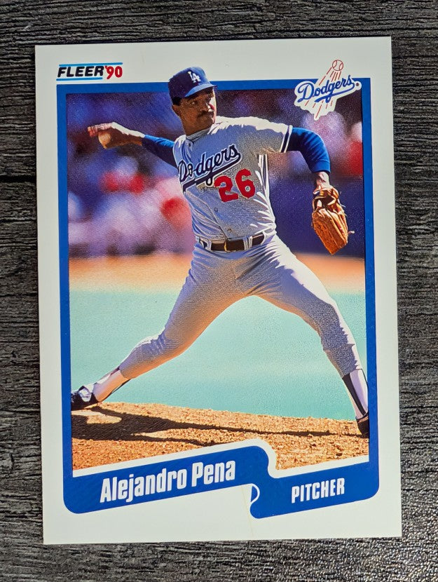 1990 Fleer #405 Alejandro Pena