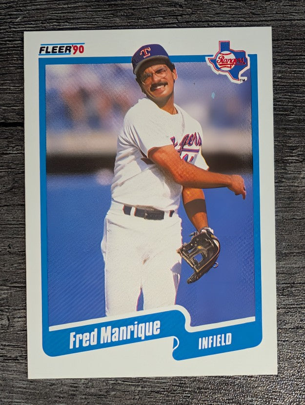 1990 Fleer #306 Fred Manrique