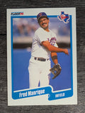 1990 Fleer #306 Fred Manrique