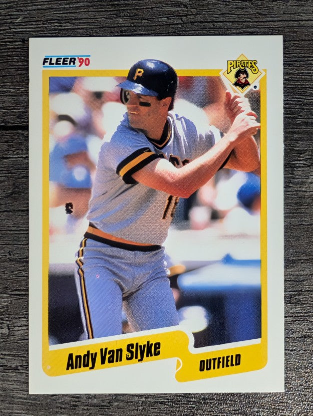 1990 Fleer #481 Andy Van Slyke