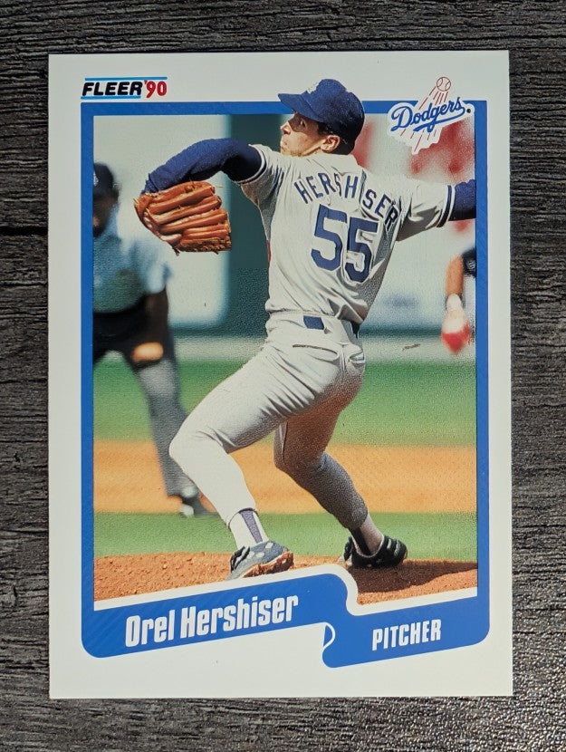 1990 Fleer #399 Orel Hershiser