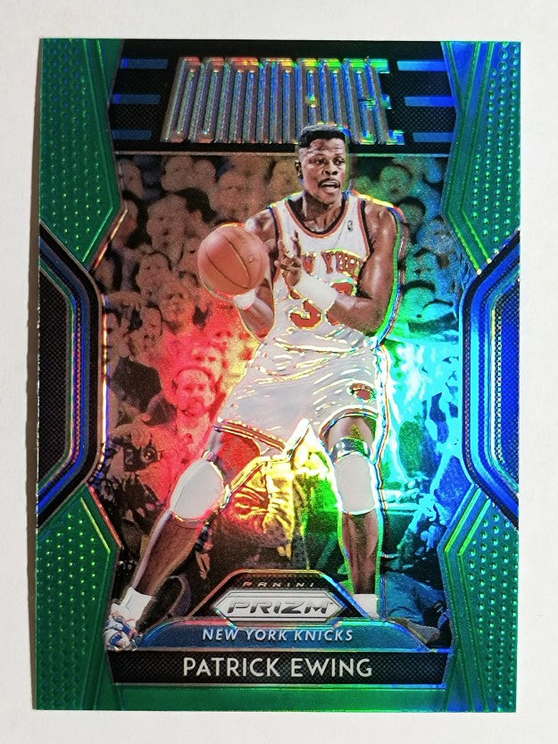 2018-19 Panini Prizm Dominance Prizms Green #28 Patrick Ewing