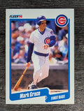 1990 Fleer #32 Mark Grace