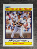 1990 Fleer #630B Will Clark '89 COR/321 total bases