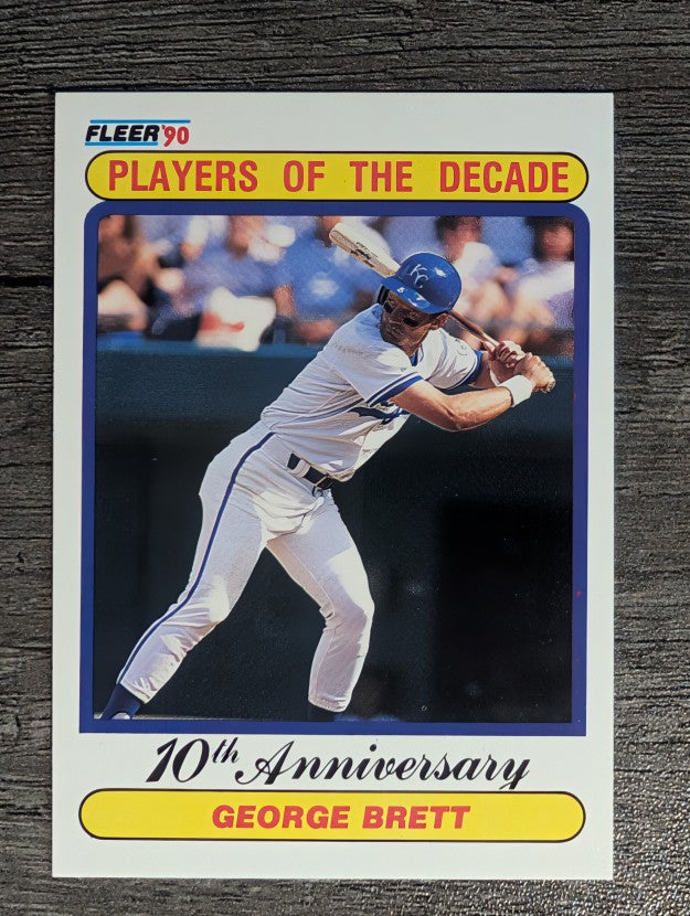 1990 Fleer #621B George Brett '80/COR