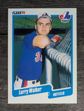 1990 Fleer #363 Larry Walker RC