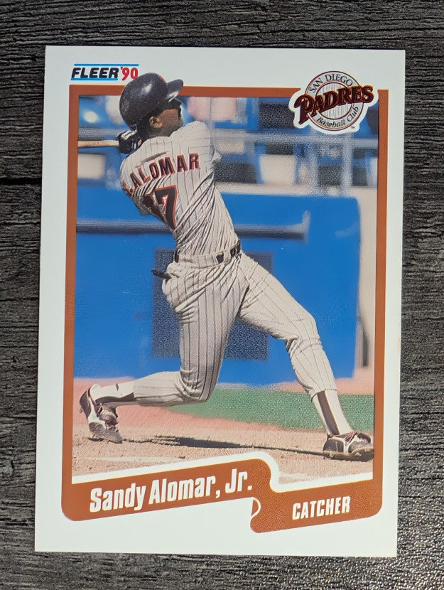 1990 Fleer #150 Sandy Alomar Jr.