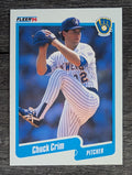 1990 Fleer #319 Chuck Crim