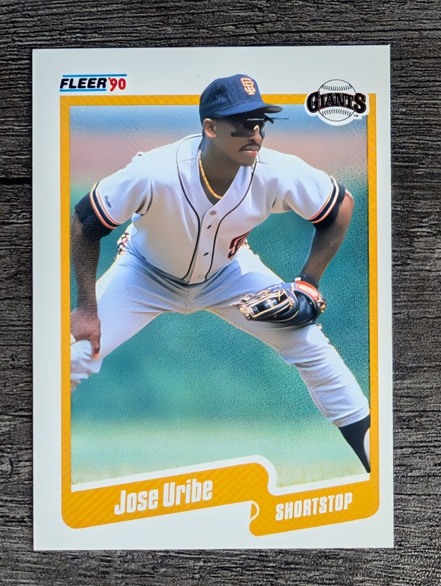 1990 Fleer #74 Jose Uribe