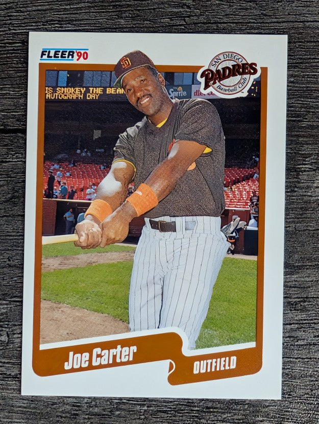 1990 Fleer Update #U55 Joe Carter