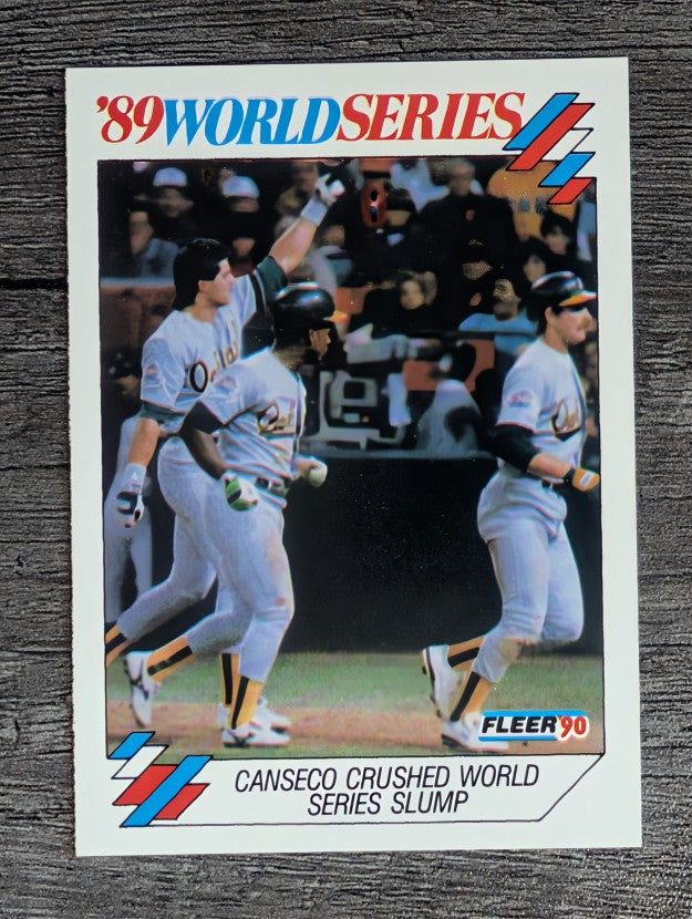 1990 Fleer World Series #5 Jose Canseco