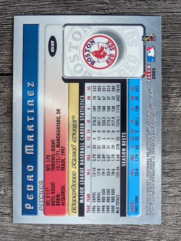 2001 Fleer Futures #68 Pedro Martinez