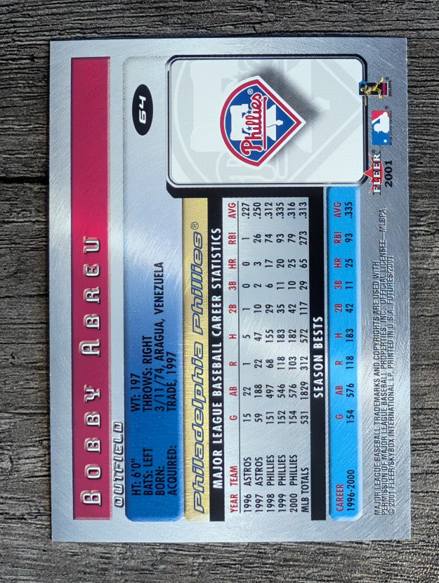 2001 Fleer Futures #64 Bob Abreu