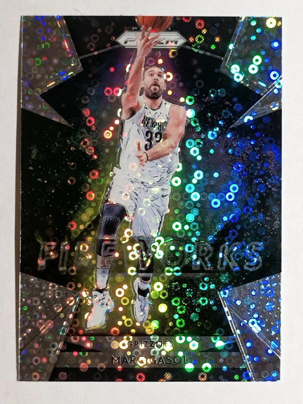 2018-19 Panini Prizm Fireworks Prizms Fast Break #27 Marc Gasol