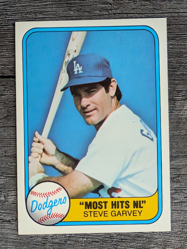 1981 Fleer #606 Steve Garvey/Most Hits NL