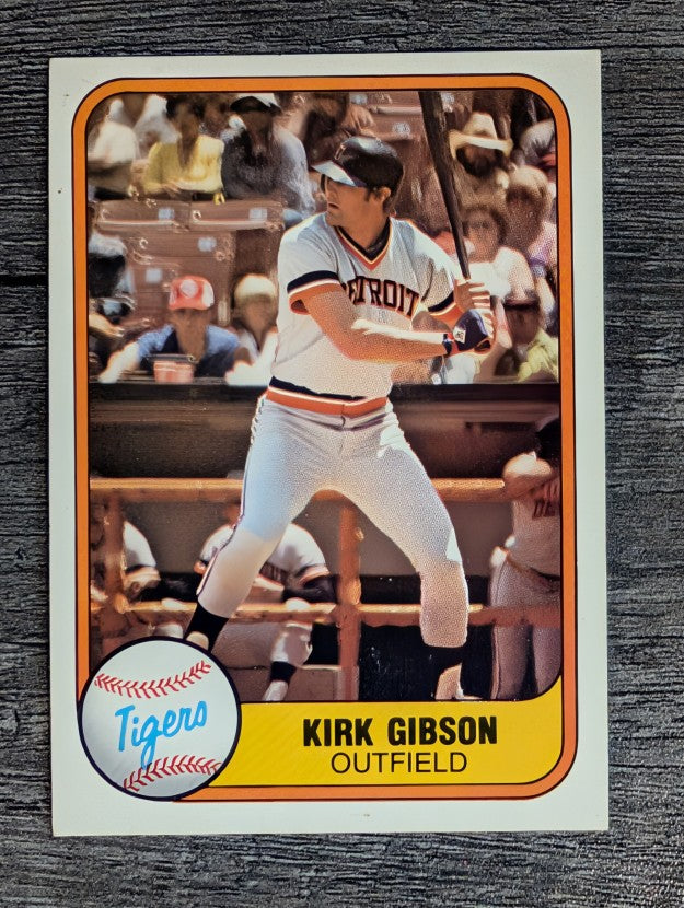 1981 Fleer #481 Kirk Gibson RC (EXMT)