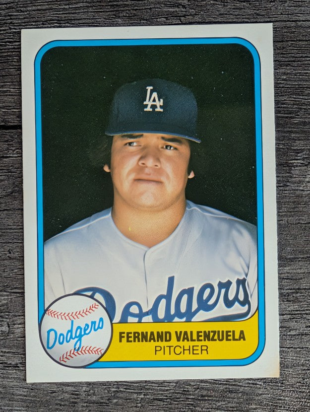 1981 Fleer #140 Fernando Valenzuela RC  (NM)