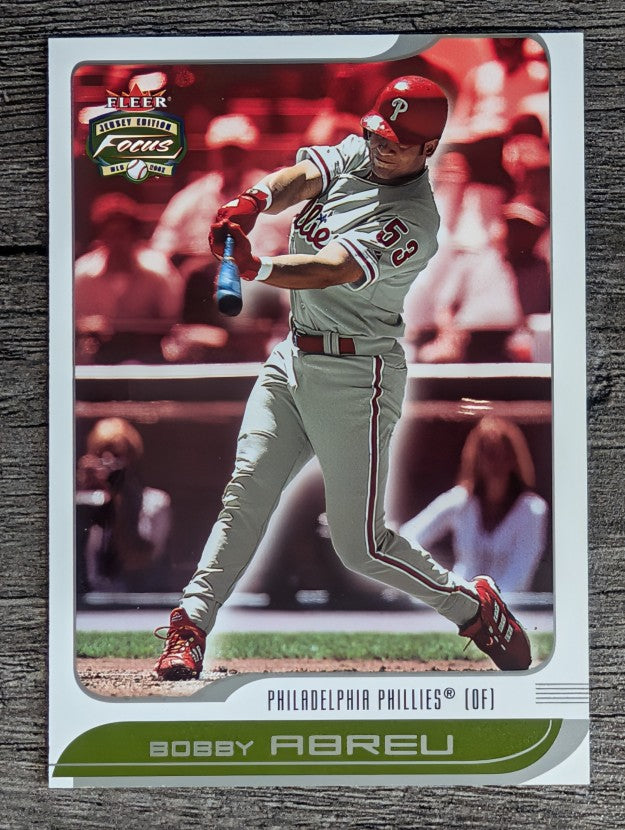 2002 Fleer Focus JE #93 Bob Abreu