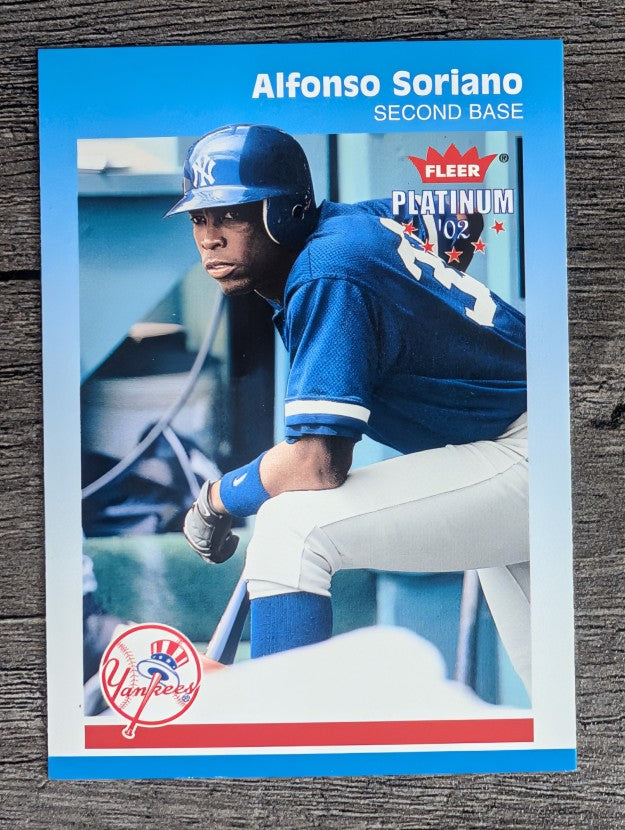 2002 Fleer Platinum #221 Alfonso Soriano