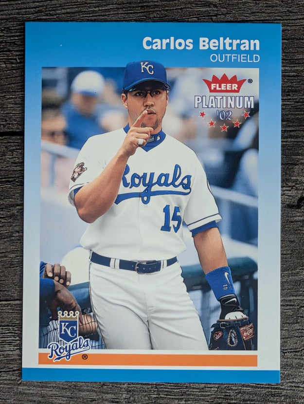 2002 Fleer Platinum #157 Carlos Beltran