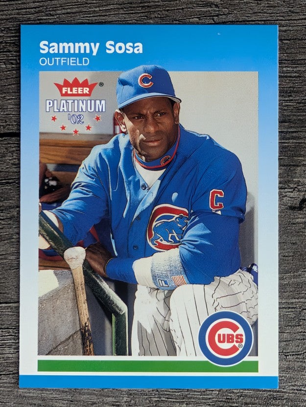2002 Fleer Platinum #34 Sammy Sosa