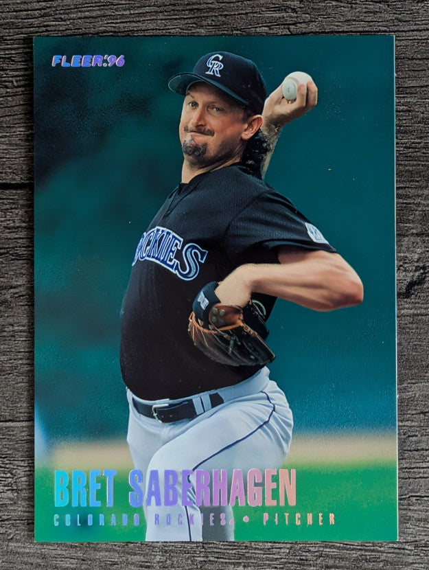 1996 Fleer Tiffany #374 Bret Saberhagen