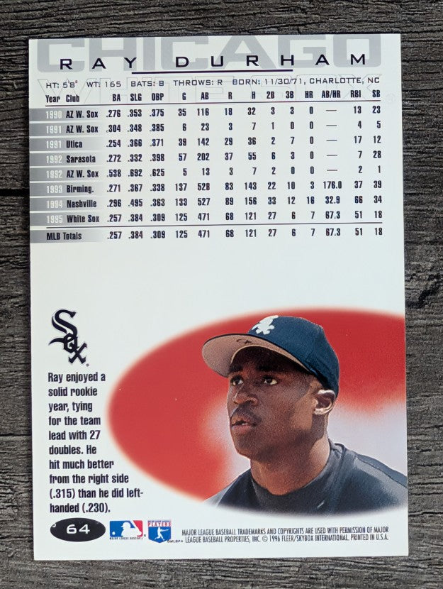1996 Fleer Tiffany #64 Ray Durham