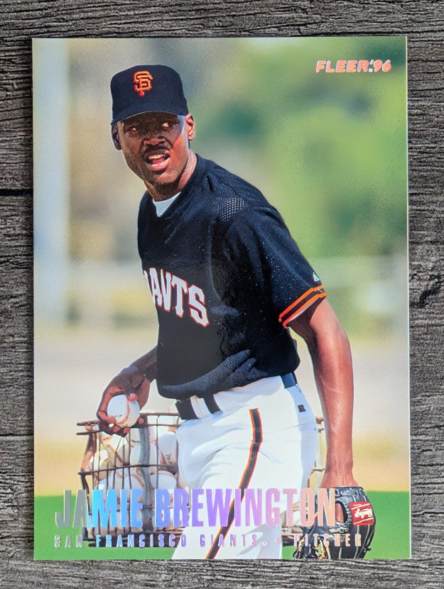 1996 Fleer Tiffany #584 Jamie Brewington