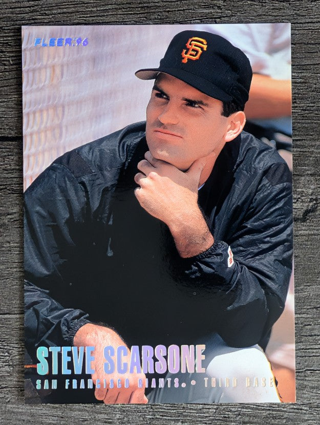 1996 Fleer Tiffany #596 Steve Scarsone