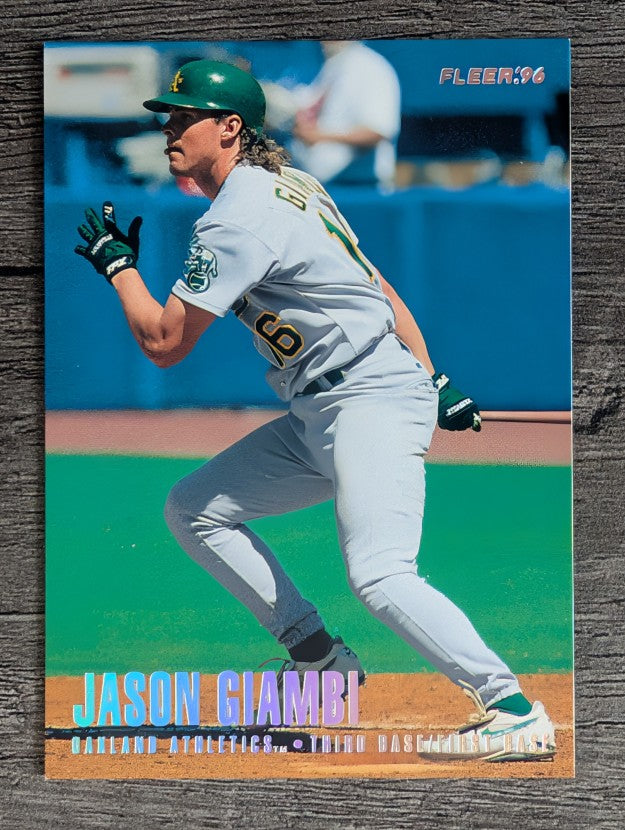 1996 Fleer Tiffany #208 Jason Giambi