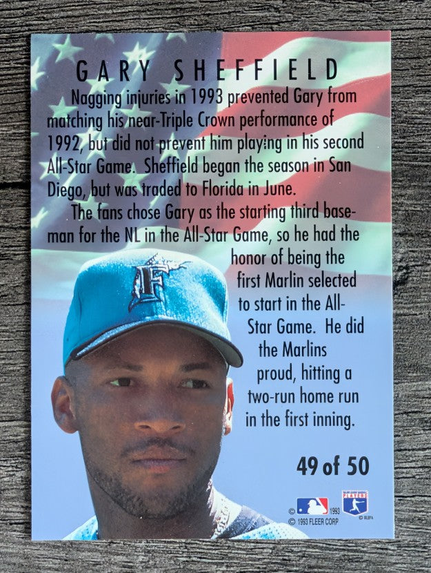 1994 Fleer All-Stars #49 Gary Sheffield