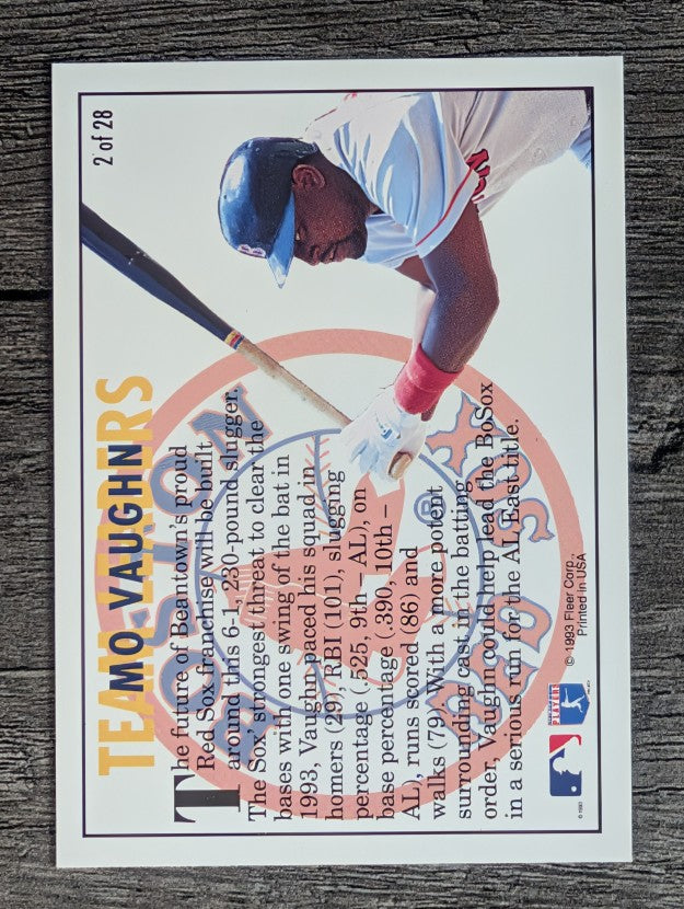 1994 Fleer Team Leaders #2 Mo Vaughn