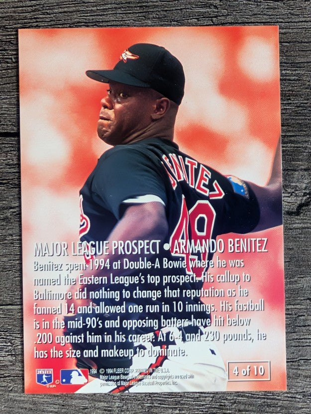 1995 Fleer Major League Prospects #4 Armando Benitez
