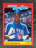 1989 Fleer League Leaders #37 Darryl Strawberry