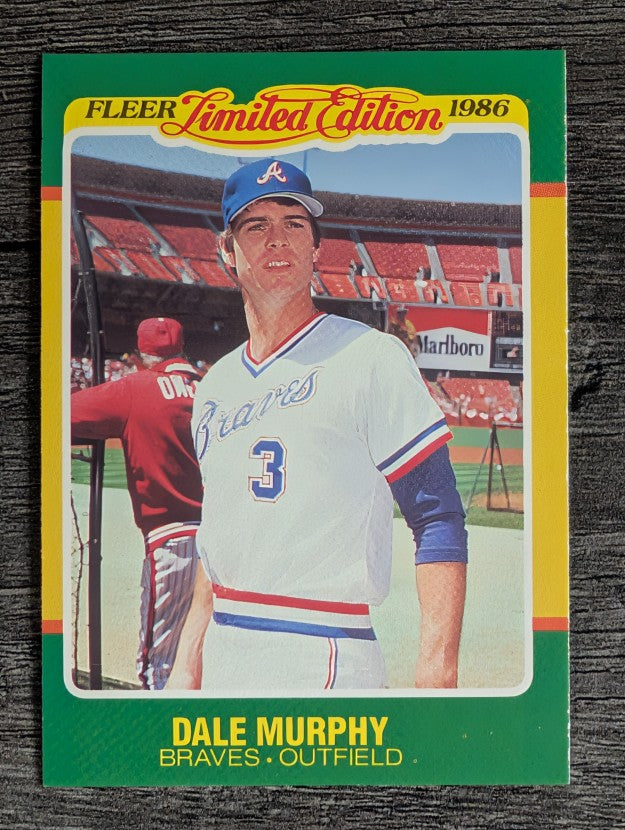 1986 Fleer Limited Edition #31 Dale Murphy