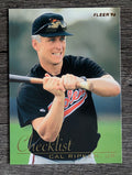 1996 Fleer Checklists #7 Cal Ripken