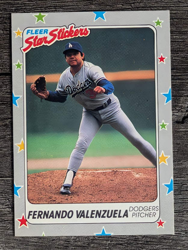1988 Fleer Star Stickers #94 Fernando Valenzuela