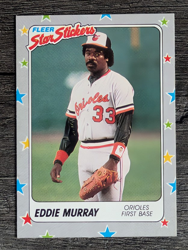 1988 Fleer Star Stickers #2 Eddie Murray