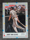 1988 Fleer Star Stickers #116 Andy Van Slyke