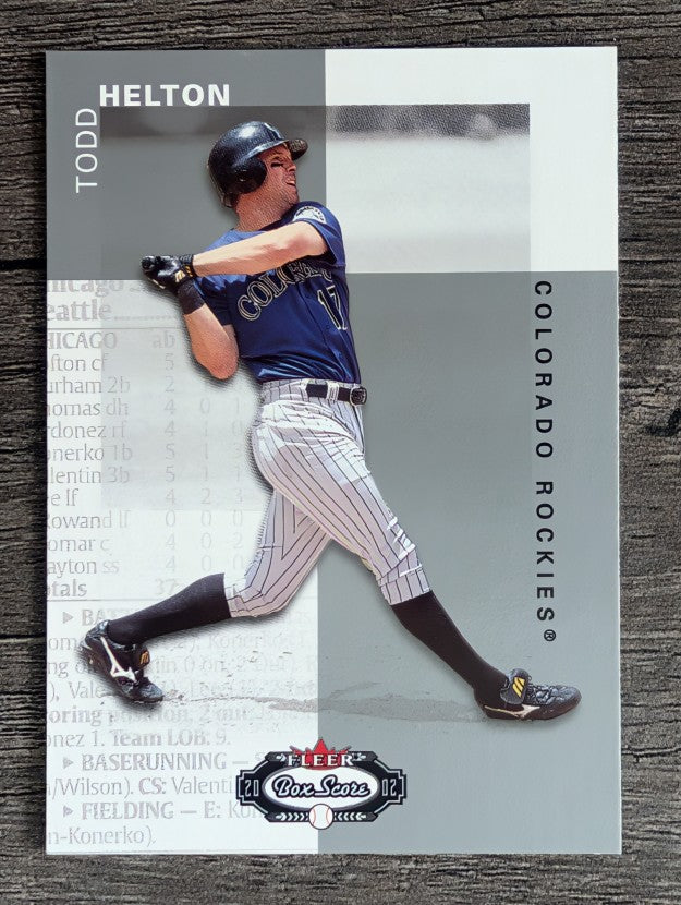 2002 Fleer Box Score #63 Todd Helton