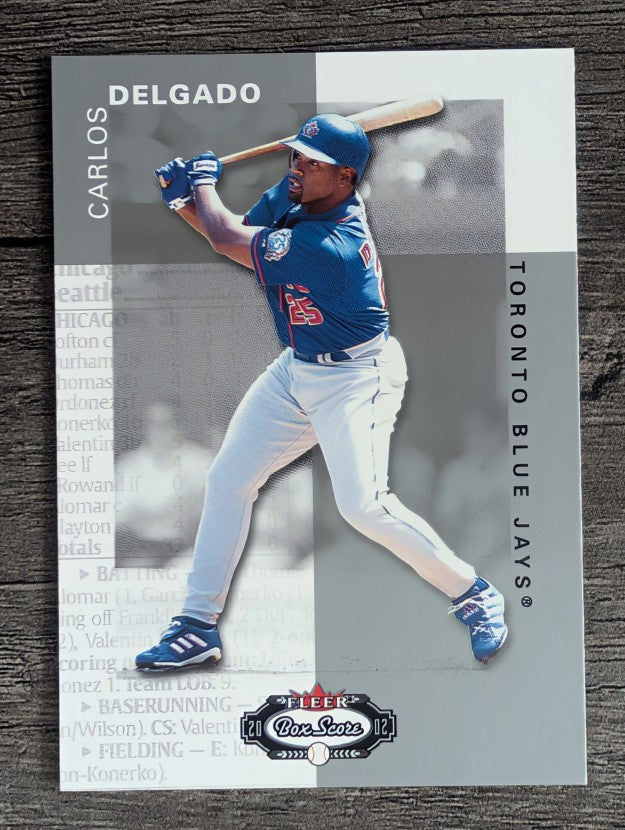 2002 Fleer Box Score #58 Carlos Delgado