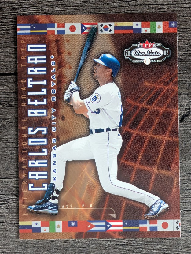 2002 Fleer Box Score #212 Carlos Beltran IRT