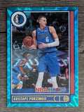 2021-22 Hoops Teal Explosion #82 Kristaps Porzingis