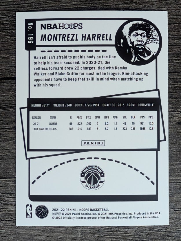 2021-22 Hoops #196 Montrezl Harrell