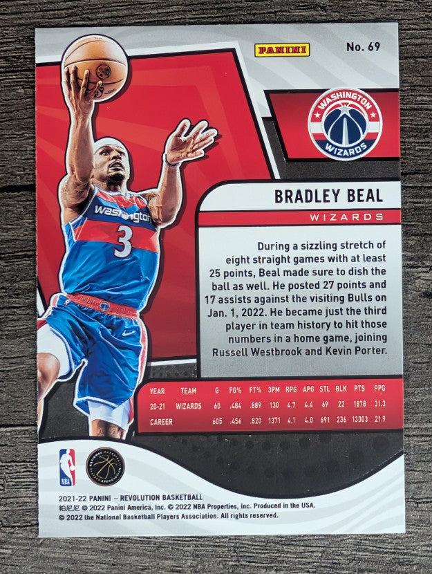 2021-22 Panini Revolution #69 Bradley Beal