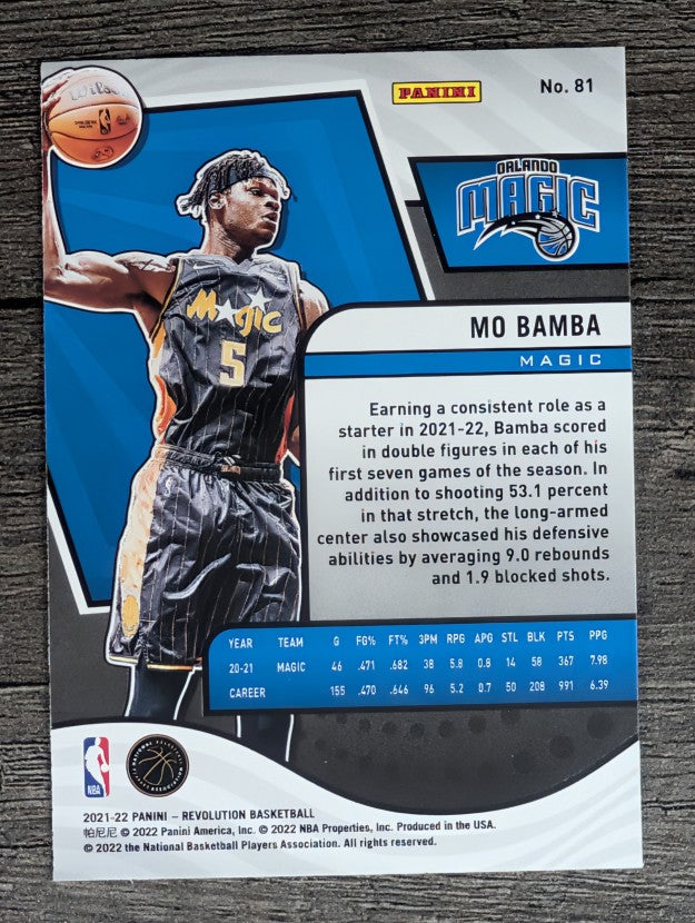 2021-22 Panini Revolution #81 Mo Bamba