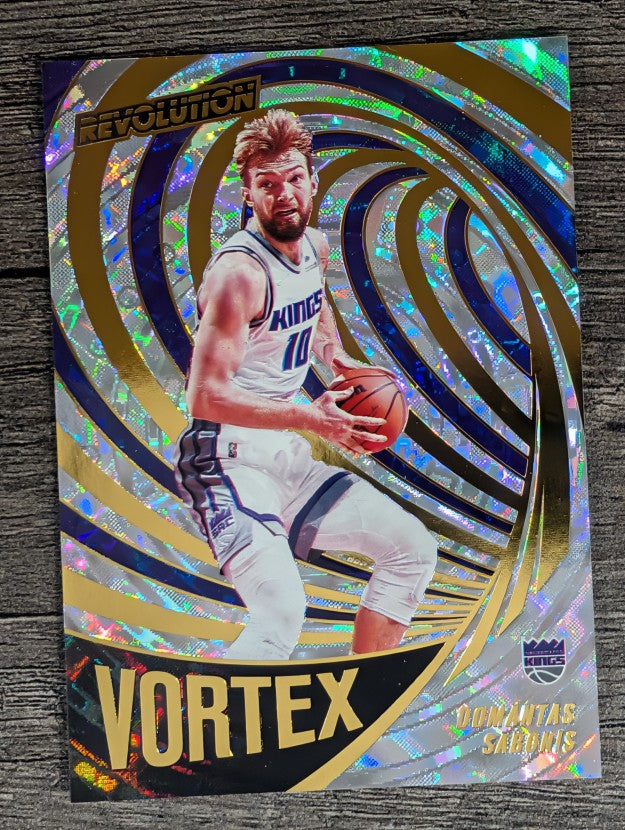 2021-22 Panini Revolution Vortex Fractal #29 Domantas Sabonis