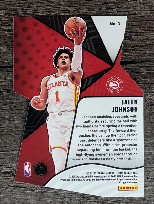 2021-22 Panini Revolution Liftoff #3 Jalen Johnson