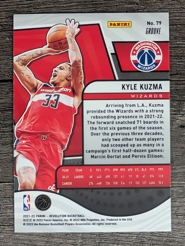 2021-22 Panini Revolution Groove #79 Kyle Kuzma